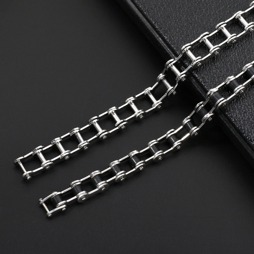 Wholesale Stainless Steel Bicycle Chains for Men's Bracelets